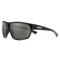 Suncloud Boone Sunglasses Polarized in Black with Grey